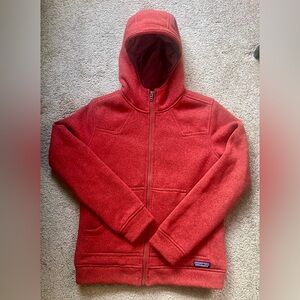 Patagonia Better Sweater Insulated Full Zip Hoodie Jacket Women’s Small Red Hike